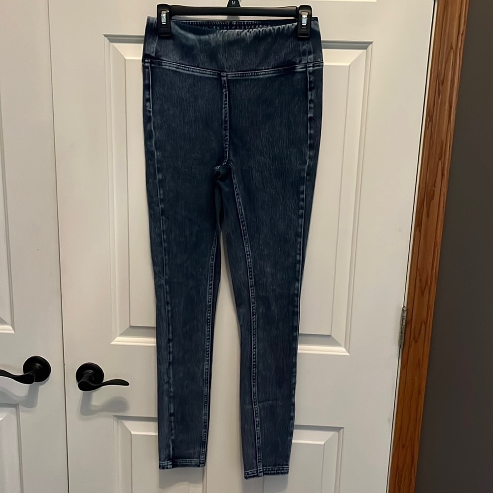 Peach pull-on jeans